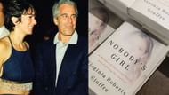 Ghislaine Maxwell and Jeffrey Epstein, and Epstein survivor Virginia Giuffre book Nobody's Girl (Image via Getty Images)